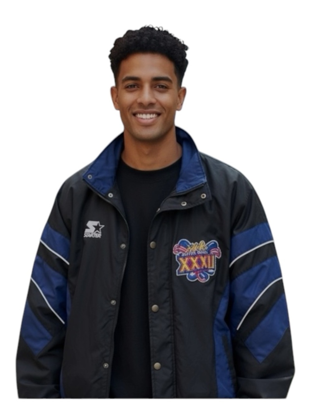 Vintage 90’s: Starter ✪ NFL Super Bowl XXXI ✪ Varsity Leather Jacket ✪ Packers - Picture 6 of 16